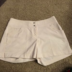 White tennis sporty shorts